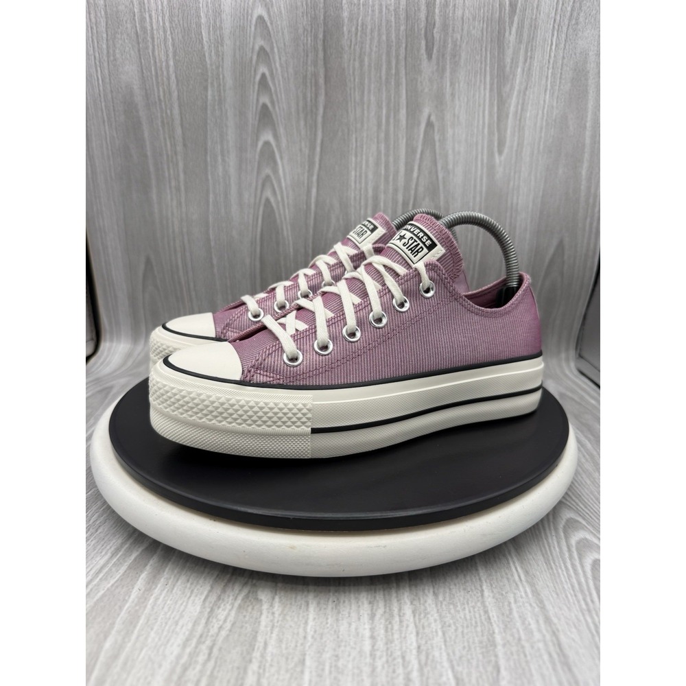 Converse Chuck Taylor All Star Lift Womens Sz 7 Platform Sparkle Pink Rose Shoes